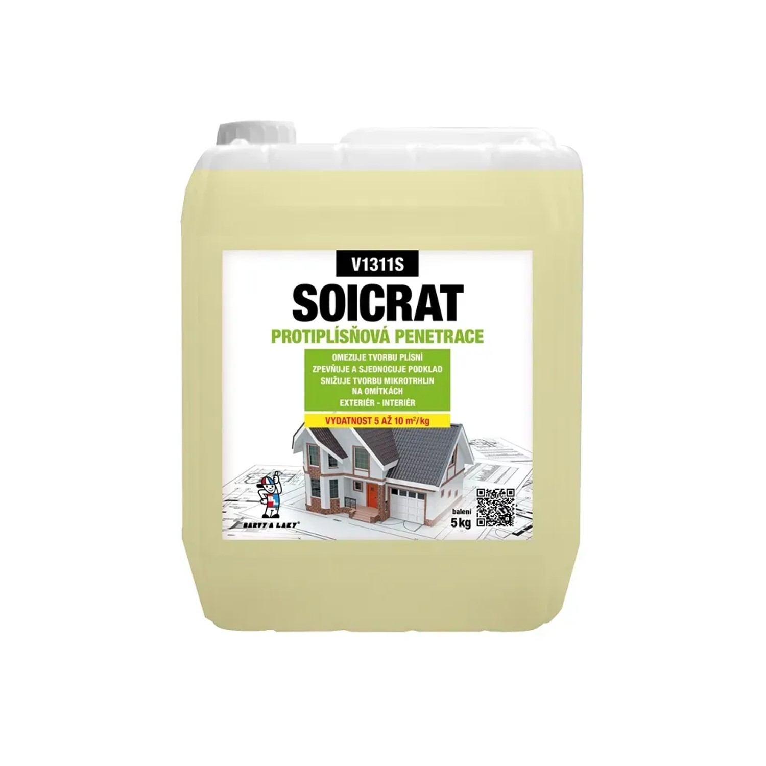 E-shop SOICRAT Protiplesňová penetrácia V1311S 5 kg
