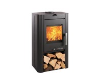 HAAS+SOHN Krbové kachle PRUNUS čierna 3-6,4 kW, 86,8 x 52 x 33 cm