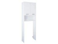 Elita Skrinka na práčku Eve 2x dvierka biela vysoký lesk 186 x 65,2 x 29,1 cm