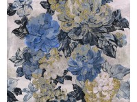 Komar Samolepiace vliesové fototapety Vintage Blue Garden 300 x 250 cm