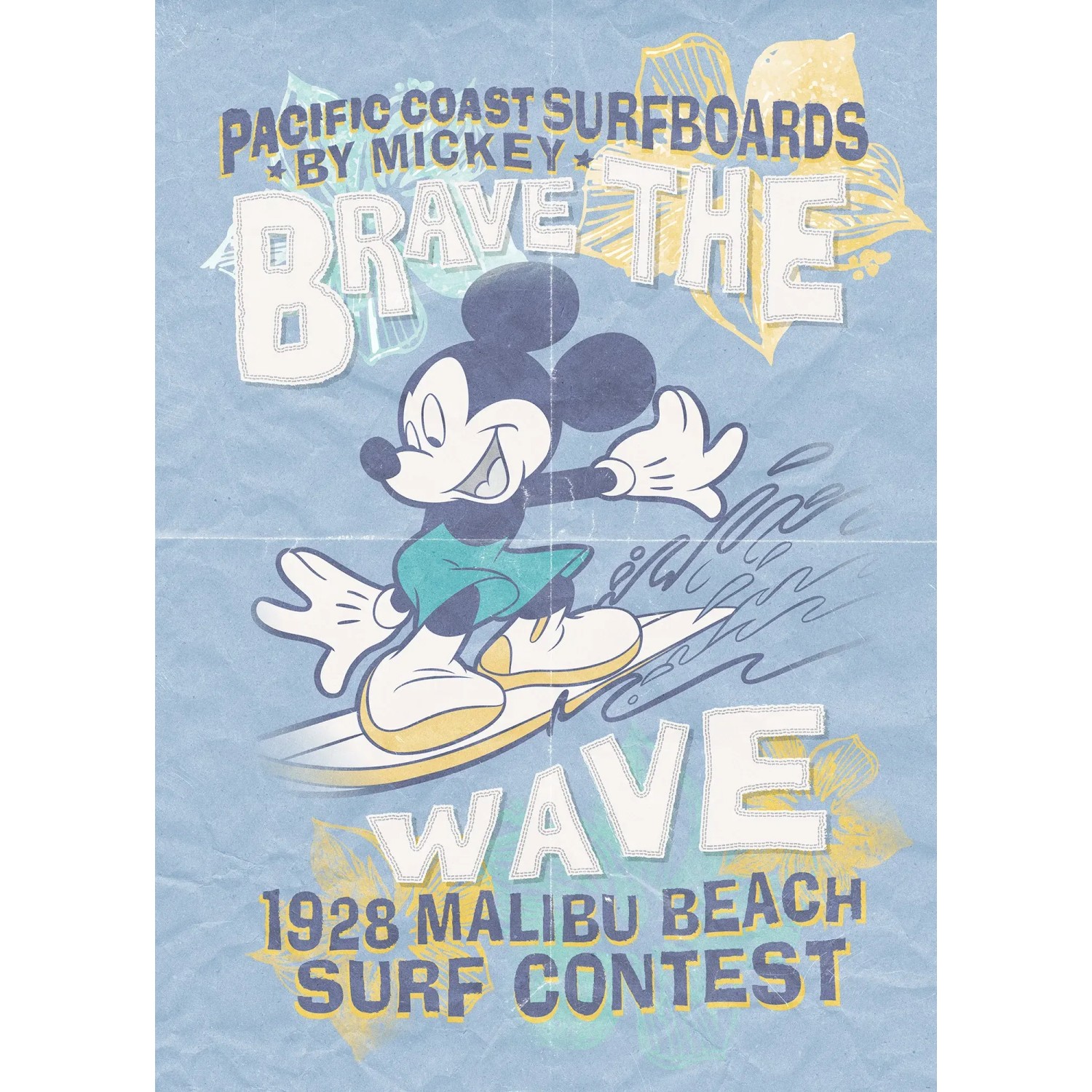 E-shop Komar Vliesová fototapeta Mickey Brave the Wave 200 x 280 cm