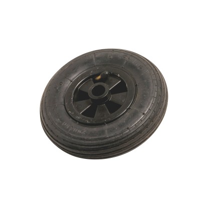OBI Plastové koleso s pneumatikou drážkový vzor, pr. 200 mm, 75 kg, čierne