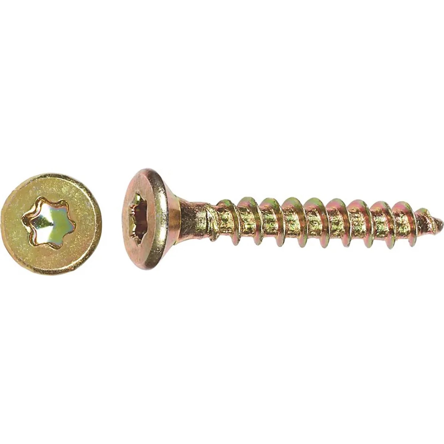E-shop Uni skrutky so zápustnou hlavou TX10 plný závit žlto pozink. 3x12 mm-na váhu
