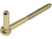 Skrutkovací závesný čap nažlto pozinkovaný 110 mm priemer 10 mm Skrutkovací závesný čap nažlto pozinkovaný 110 mm priemer 10 mm