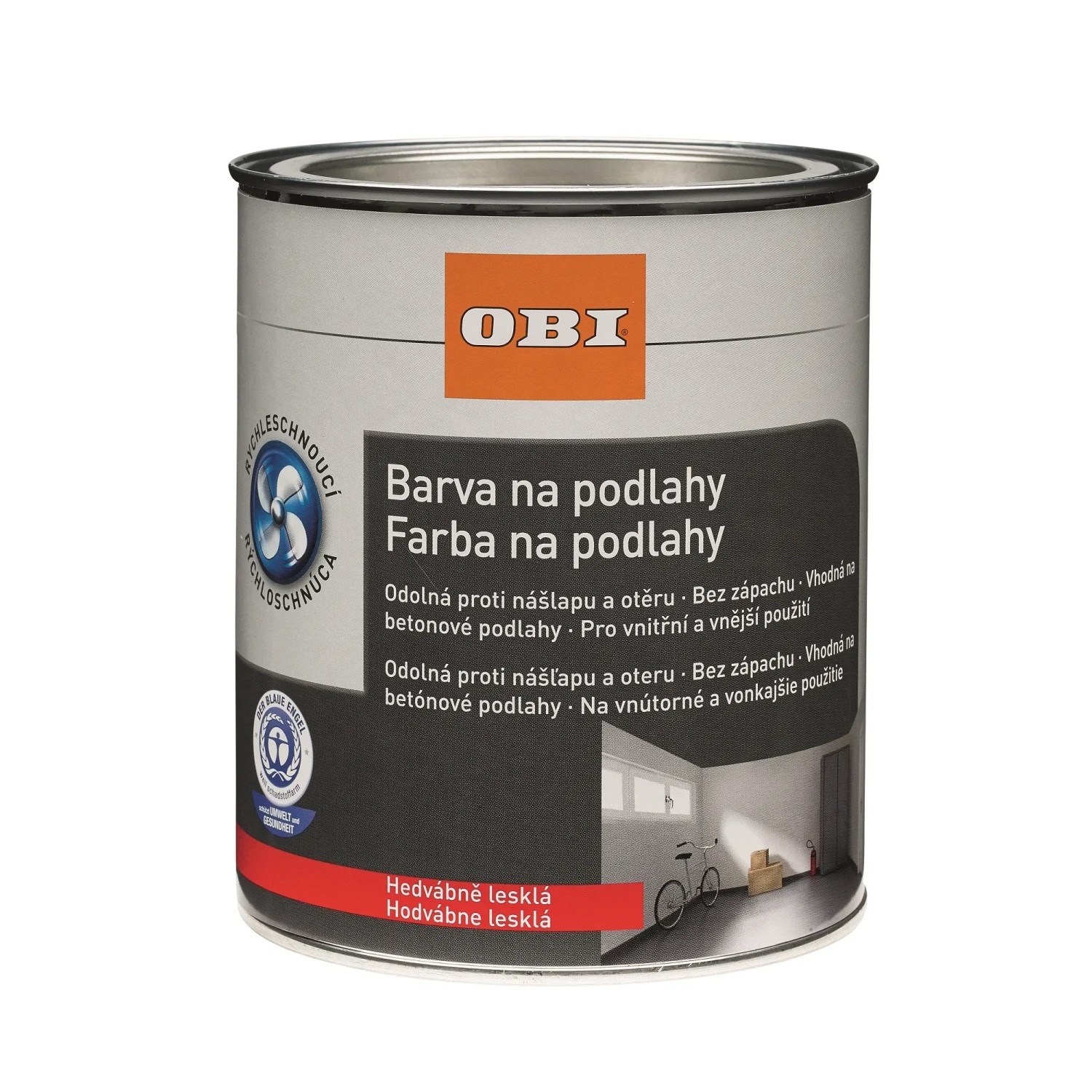 E-shop OBI Farba na podlahy antracitová 2,5 l