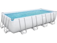 Bestway Bazénová súprava s oceľovým rámom, obdĺžnikový, 122 x 274 x 549 cm
