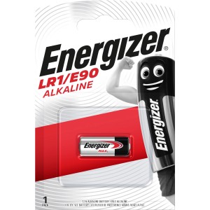 Alkalická batéria Energizer LR1/E90, 1,5V špeciálny článok v blistri.