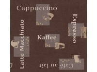 d-c-table Obrus Manhattan Cappuccino Schoko 110 x 140 cm