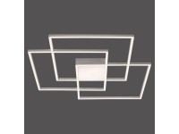 Just Light. Stropné LED svietidlo Asmin, 2700-5000K, oceľ, 75 x 75 cm