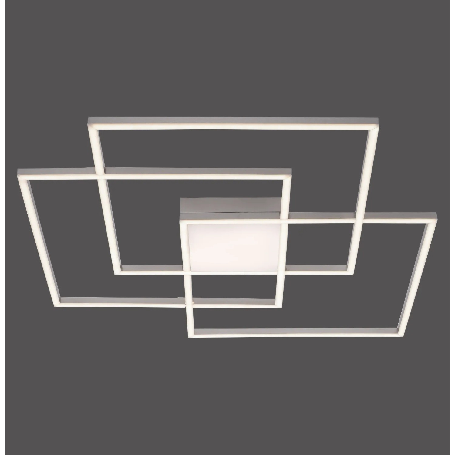 E-shop Just Light. Stropné LED svietidlo Asmin, 2700-5000K, oceľ, 75 x 75 cm