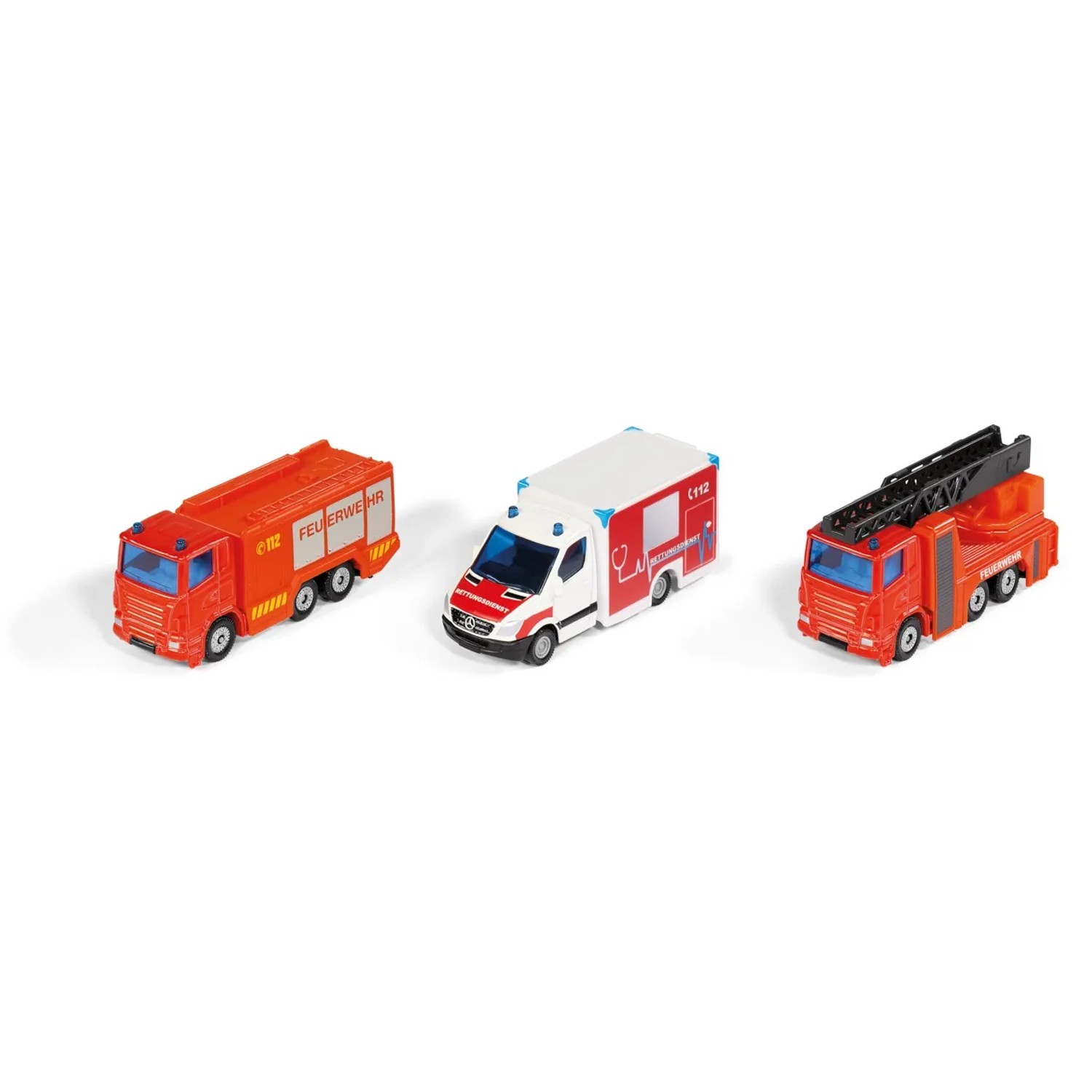 E-shop SIKU Set záchranných vozidiel - núdzové volanie, 3 ks