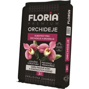 FLORIA PREMIUM Substrát pre orchidey a bromélie 3 l