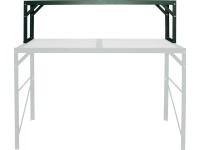 Nadstavec na hliníkový stôl s odkladacou plochou z HKP 121 cm x 39 cm smaragdový