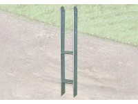 Weka Sada H-kotev pre stĺpiky 12 x 12 cm pre prístrešok na auto 618 veľ. 1, 9 ks