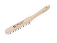 LUX-TOOLS Oceľová drôtená kefa 2-radá