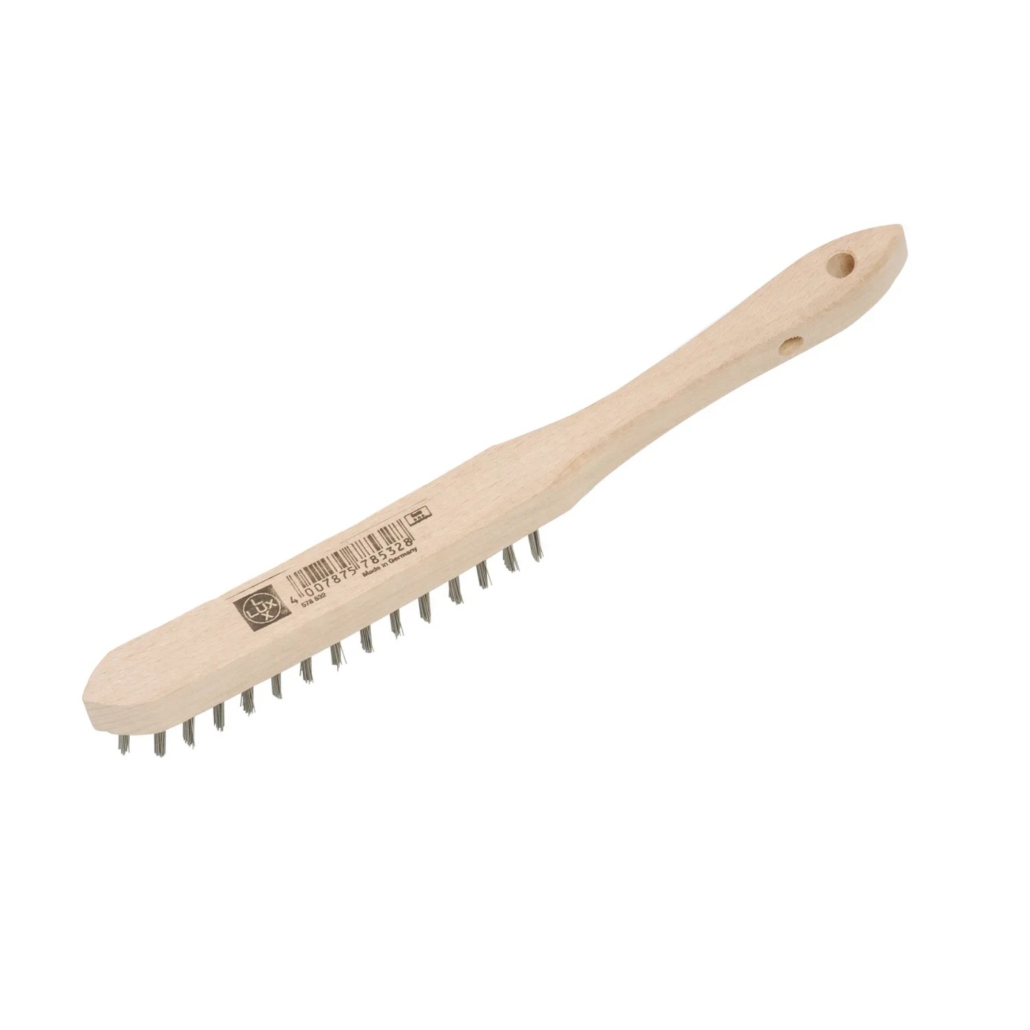 E-shop LUX-TOOLS Oceľová drôtená kefa 2-radá