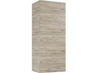 Maximus Vysoká závesná kúpeľňová skrinka Stylo, 1 dvierka, dub Sanremo, 40 cm