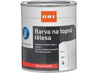 OBI Farba na vykurovacie telesá vysoko lesklá biela 375 ml