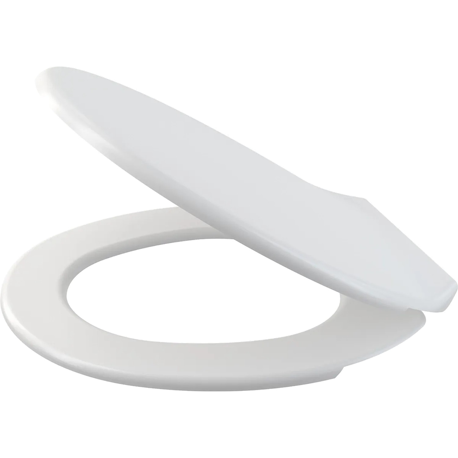 E-shop Alcadrain WC sedátko A6550 Basic Antibacterial, polypropylén, plast.pánty, biela