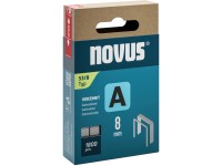 Novus Sponky z jemného drôtu A 53, dĺžka 8 mm, 1800 ks