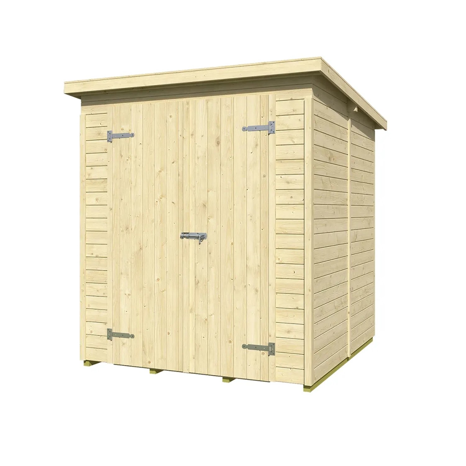 E-shop Weka Drevený domček na náradie Mori 3.2, prírodný, 170 x 176 cm