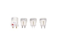 Solight Cestovný adaptér PA21, skladacia, biela