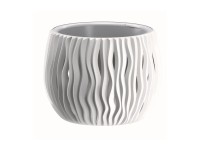 Prosperplast BOWL SANDY plastique BOWL AVEC réservoir en blanc, 13,6