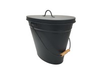 M.A.T. Nádoba na popol matná čierna 20 l