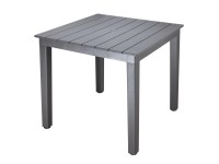 MEGA PLAST Stôl CAPRI antracitový 77 x 77 x 74 cm