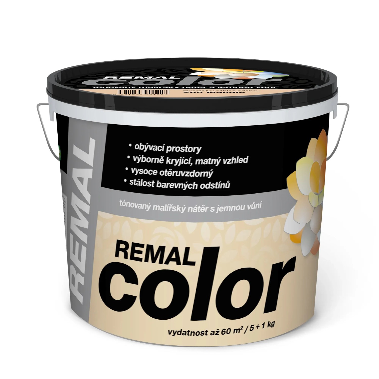 E-shop REMAL Color Tónovaný maliarsky náter s jemnou vôňou, 200 Mandle, 5 + 1 kg