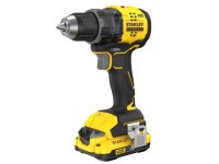STANLEY Bezuhlíková aku vŕtačka SFMCD714D1T-QW (1x2.0 Ah + nabíjačka + kufor)