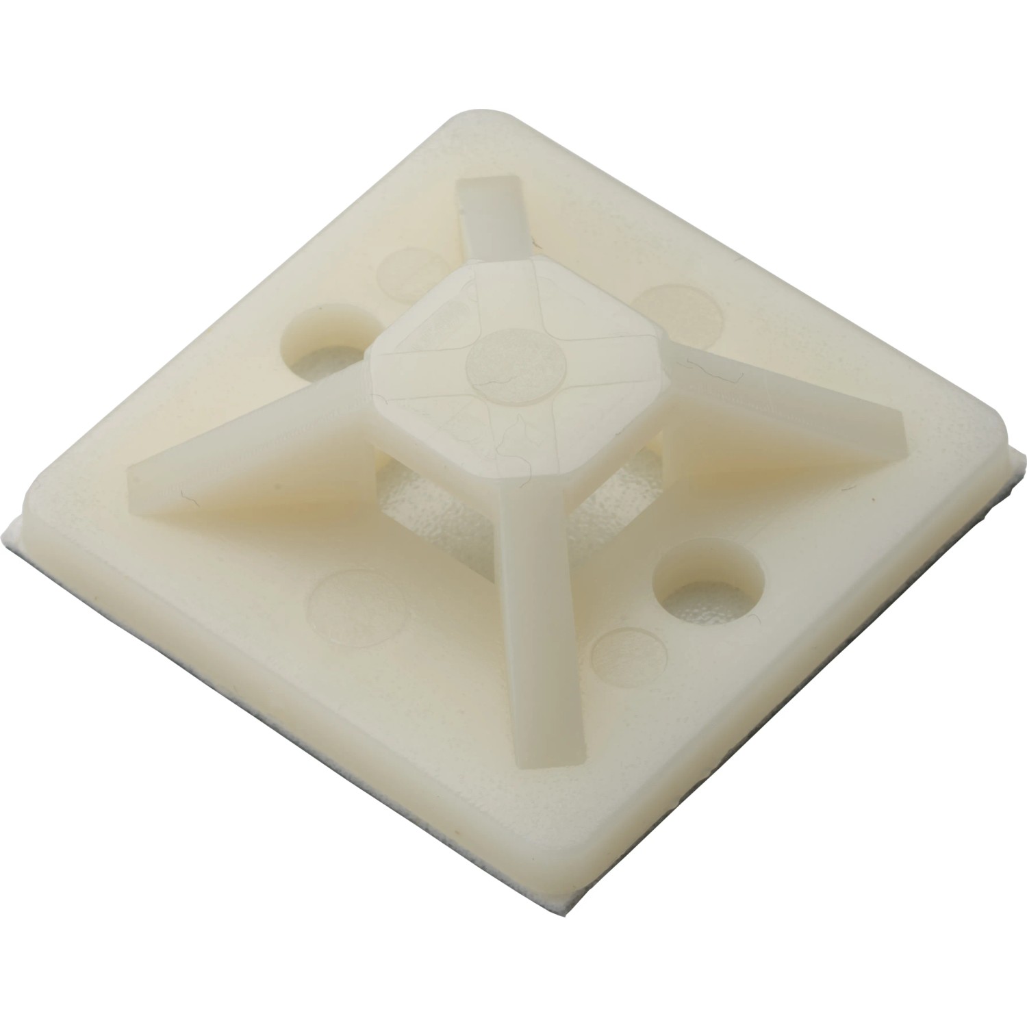 E-shop OBI Lepiace úchytky 19 mm x 19 mm biele, 50 ks