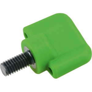 Skrutka so zelenou rukoväťou pre akumulátorovú ručnú okružnú pílu LUX-TOOLS A-KS-20/150.