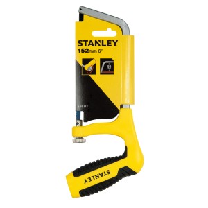 Stanley Mini pílka na kov s pištoľovou rukoväťou, dĺžka čepele 150 mm, žltá/čierna.