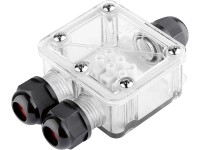 Vodotesná káblová spojka XYM25-3P, IP68, 3x 0,75-2,5 mm2, 250V/16A