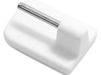 Gardinia Lepiaci hák pre vitrážovú tyč výška 11 mm biely, 4 ks