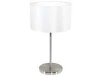 Stolná lampa Maserlo biela