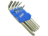 Narex 9-dielná súprava kľúčov TORX TRX 10-50