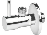 baliv Dizajnový rohový ventil EV-3410 s páčkou, chróm, 1/2