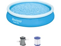 Bestway Bazén Fast Set vr. čerpadlá a kartuše, modrý, pr. 366x76 cm (EN) Bestway Bazén Fast Set vr. čerpadlá a kartuše, modrý, pr. 366x76 cm (EN)