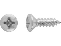 Skrutky do plechu so šošovk. hlavou PH2 plný závit pozink. oceľ 3,5x16 mm, 12ks Skrutky do plechu so šošovk. hlavou PH2 plný závit pozink. oceľ 3,5x16 mm, 12ks