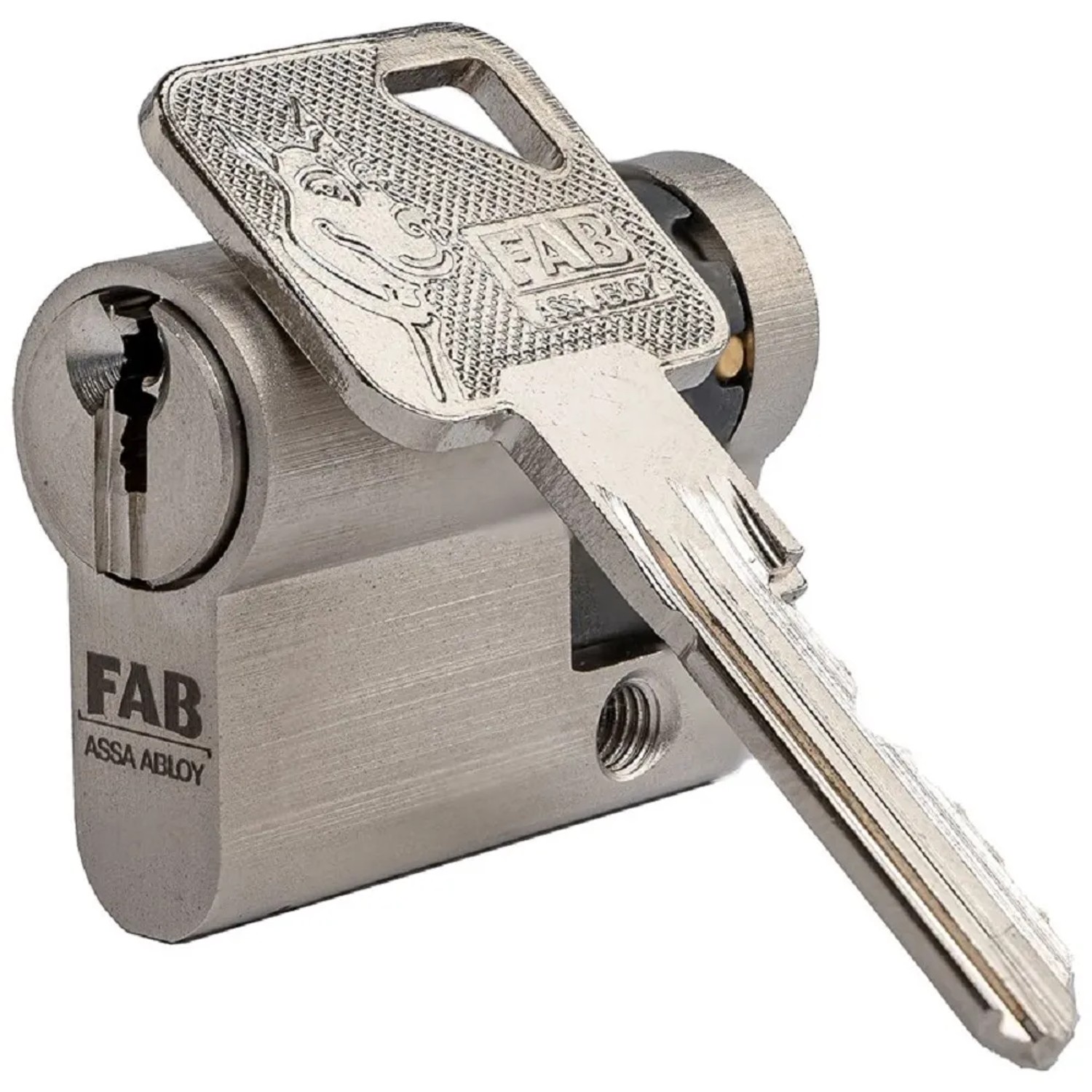 E-shop FAB Cylindric. vložka FAB3HOME 30/10, RC3/BT3, Z, 6 kľúčov, satén nikel, blister