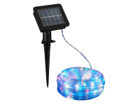 Briloner Vonkajší LED solárny pásik 100x LED RGB, IP44, 10 m