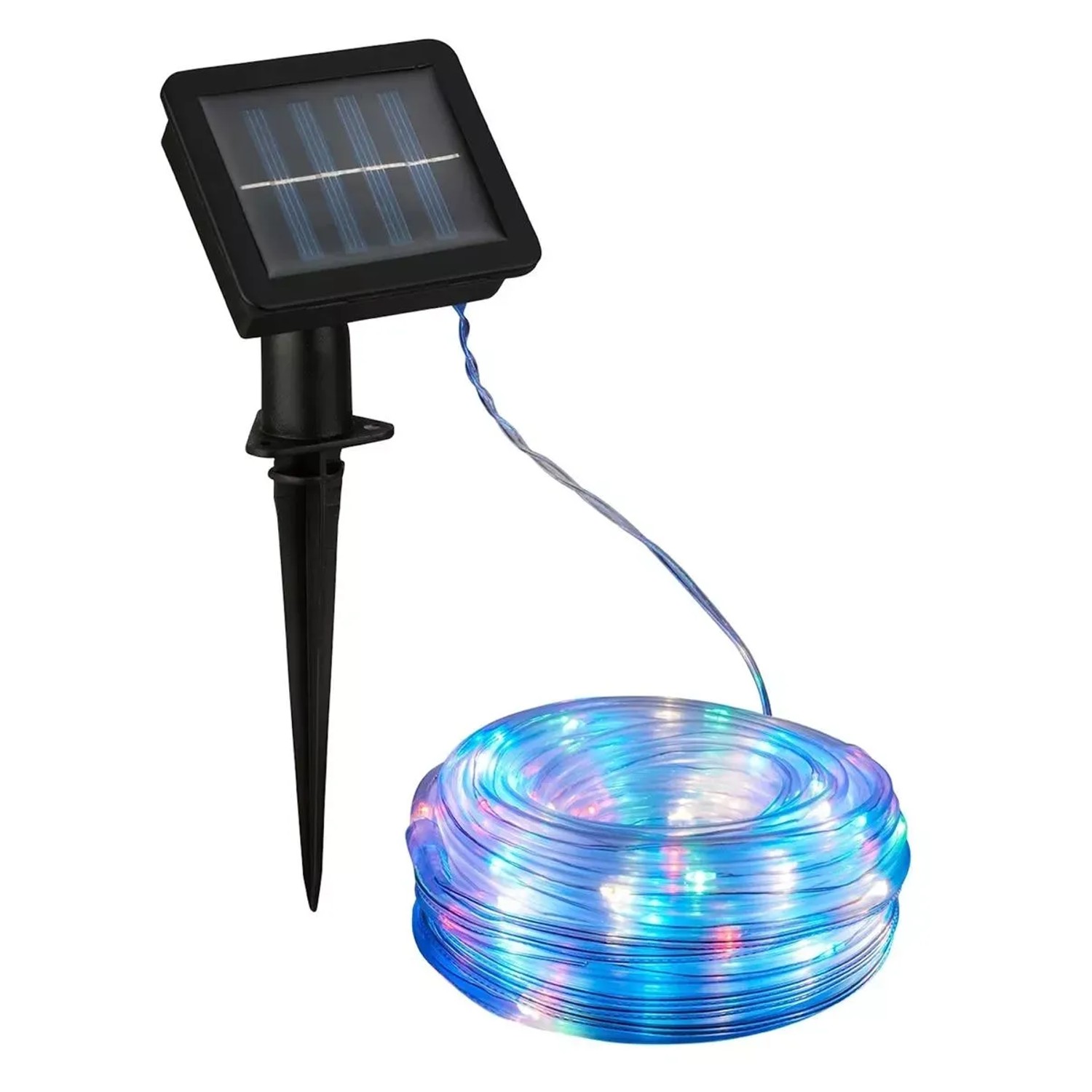 E-shop BRILONER Vonkajší LED solárny pásik 100x LED RGB, IP44, 10 m