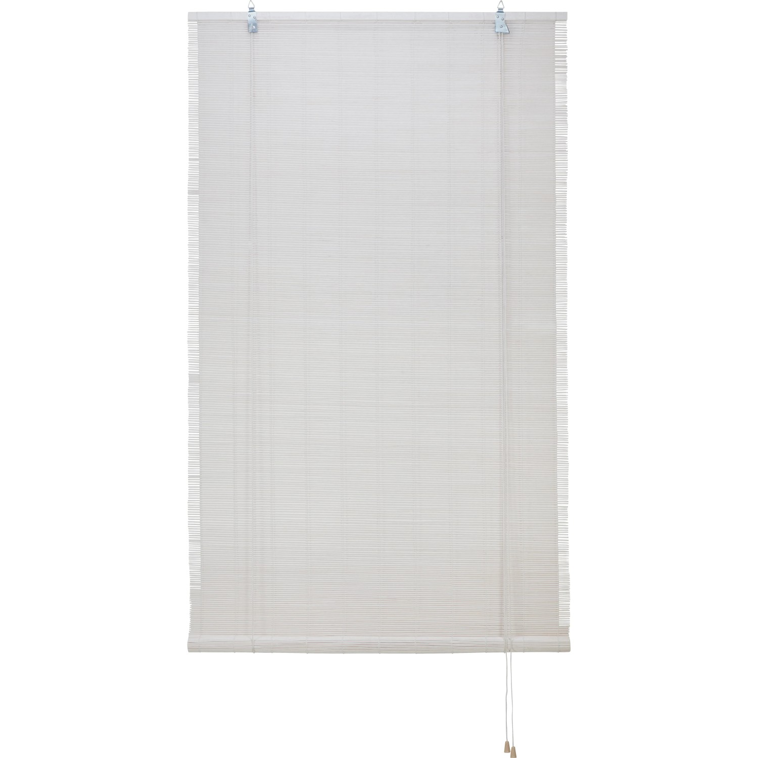 E-shop BWO Riasená bambusová roleta biela 80 x 160 cm