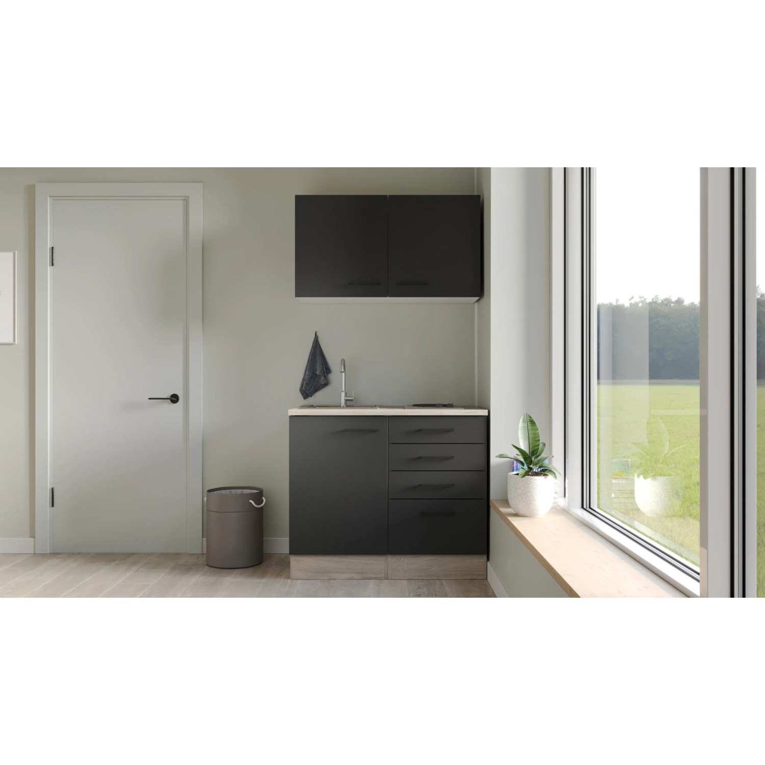 E-shop Flex-Well Kuchyňa Capri 100 cm/typ 1 - varná doska