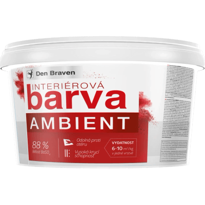 Den Braven Interiérová farba AMBIENT biela 7,5 kg