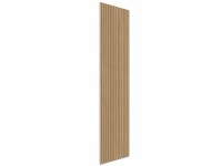 Denpanels Akustický panel WOOD Dub prírodná MDF čierna plsť 240 x 60 x 2 cm