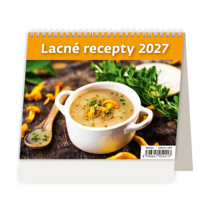 Helma 365 Stolový týždenný kalendár 2027 Lacné recepty 17,1 x 13,9 cm