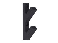 Denpanels 3D háčiky pre akustické panely, čierna, 2 ks